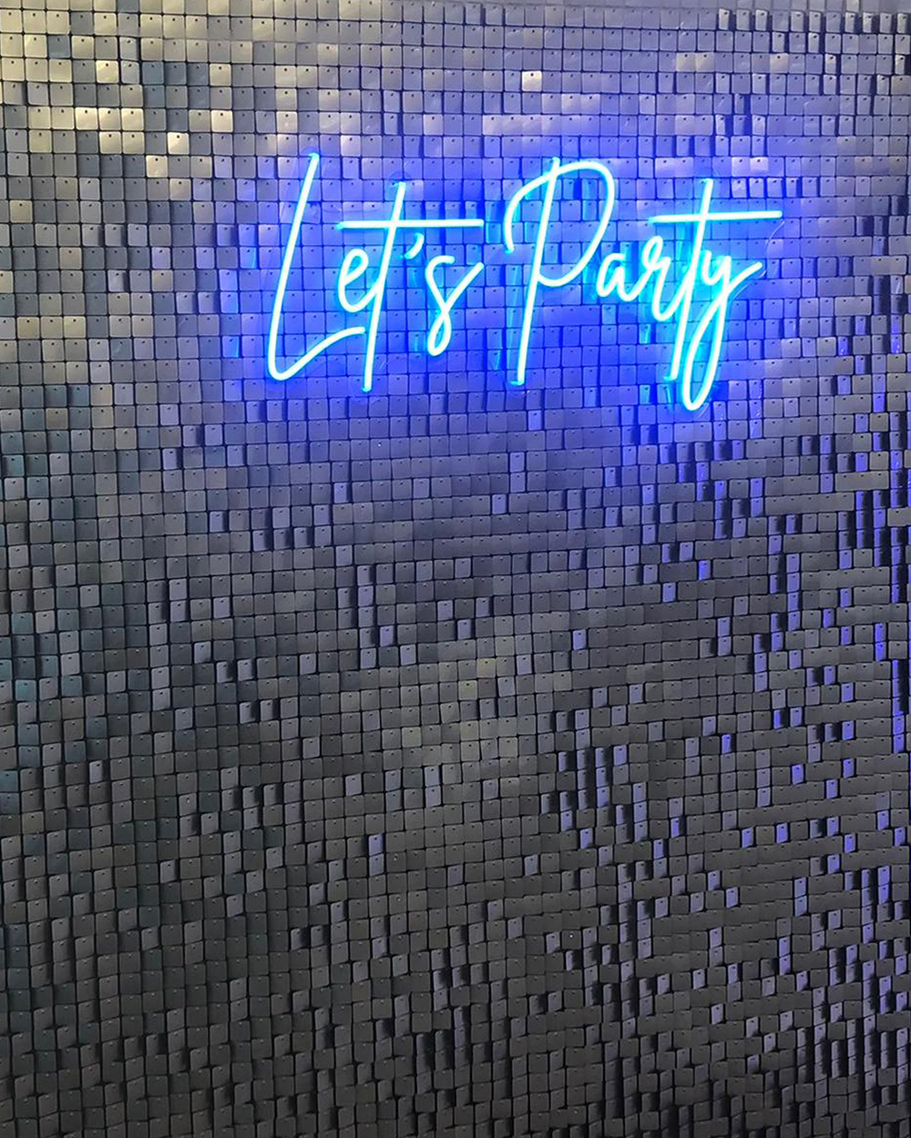 Let's Party Photo Wall - Luxe Scot Events